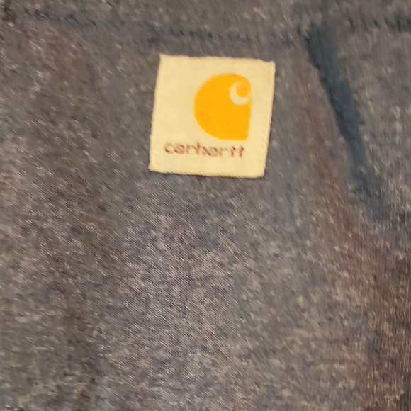 Carhartt Men's Blue Short Sleeve Tee with Pocket - Picture 3 of 6